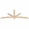 Ekena Millwork Alberta Smooth Timber Gable Bracket, Douglas Fir, 72"W x 33"H x 1 1/2"D x 3 1/2"F, 11/12 Pitch GBW072X33X0204ALB00SDF - alternate 2